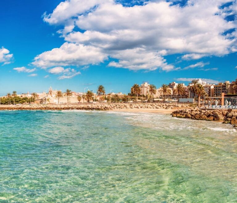 Palma de Mallorca beach - bay of Palma -
