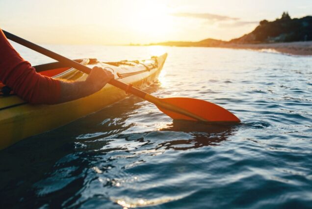Excursion en kayak au coucher du soleil à Majorque