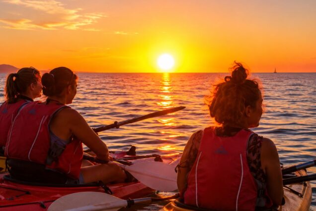 Sunset en kayak depuis Portinatx