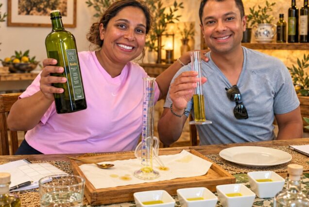 Atelier huile d'olive à Majorque - Olive oil workshop in Mallorca: create your own blend