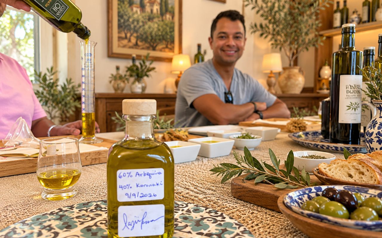 Votre huile d’olive – Atelier d’assemblage à Majorque